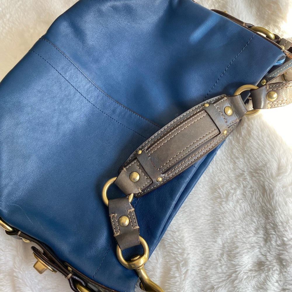 COACH purse bag blue